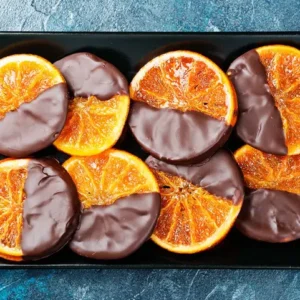 708 Bombon Naranja Choco Negro